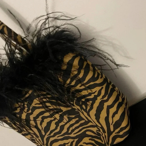 Animal print fur shoulder bag retro chic fall trend party - Picture 4 of 6